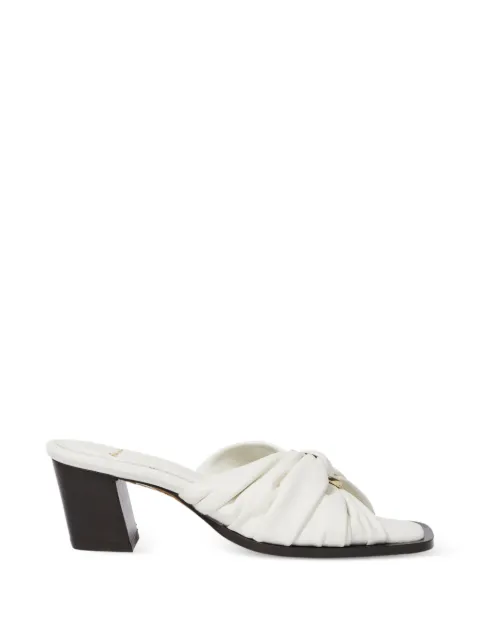 Paul Smith Monivae ruched ring-detail sandals Neutrals W1SMVE01ULEA