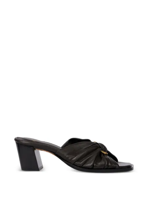 Paul Smith Monivae knotted leather sandals Black W1SMVE02ULEA