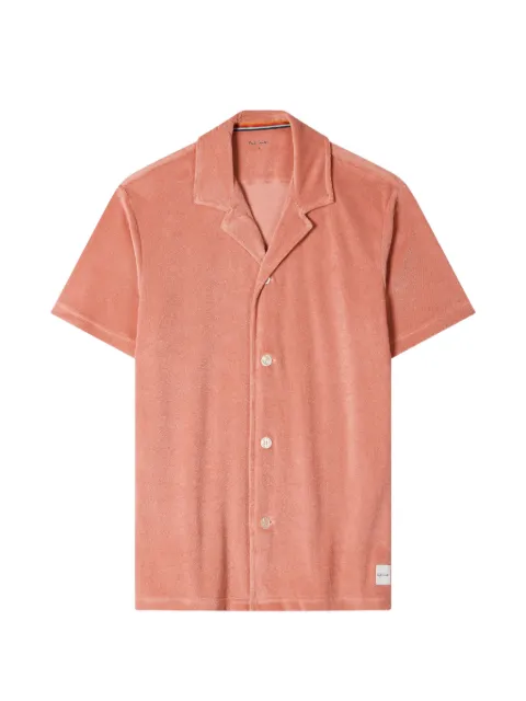 Paul Smith towelling short-sleeve loungewear shirt Orange W1A594MU885