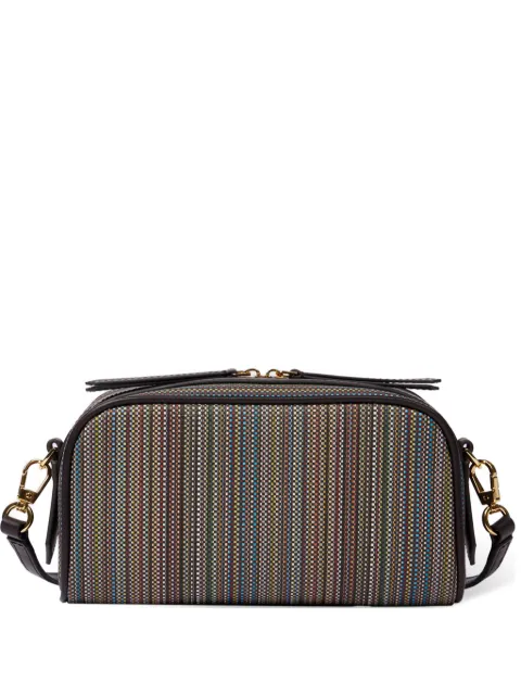 Paul Smith striped satchel Brown W1A8325TCOACA
