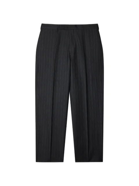Paul Smith pinstripe-pattern relaxed-fit tailored trousers Black M1R921ZV02991