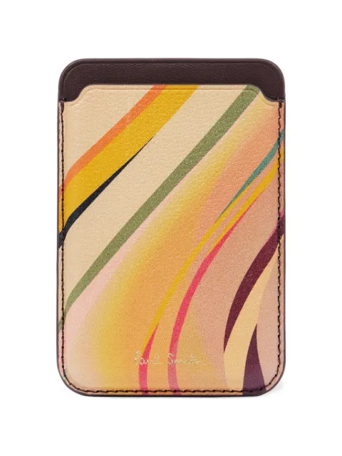 Paul Smith MagSafe Swirl-print iPhone cardholder Neutrals W1A7790ASWICC