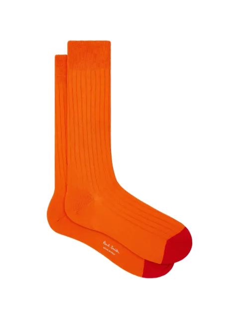 Paul Smith ribbed-knit socks Orange M1A380CIU047