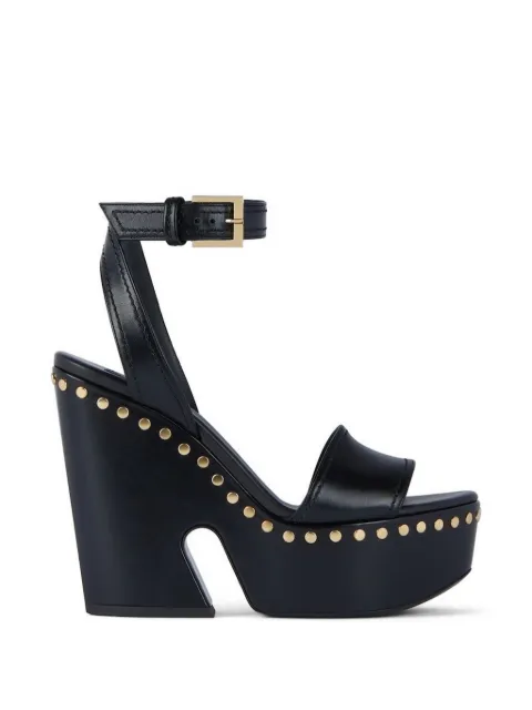 Givenchy Clog studded wedge sandals Black BE30APE2FV001