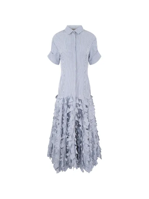 Alexis Lorelai striped ruffled dress Blue A42604040856
