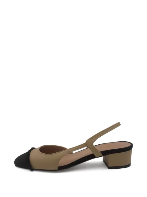 Roberto Festa Acanto pointed slingback pumps Neutrals ACANTOGROSS