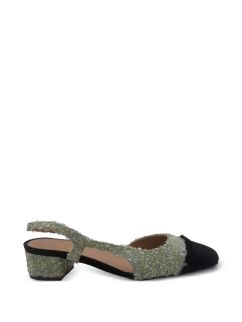 Roberto Festa Acanto slingback capped pumps Grey ACANTOBLUMA