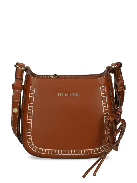 Love Moschino logo-lettering cross body bag Brown JC4093PP1OLI0