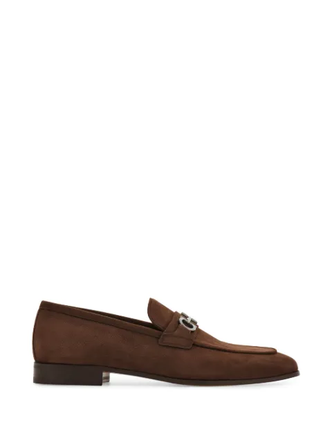 Ferragamo Moccasin with Gancini ornament Brown 792747