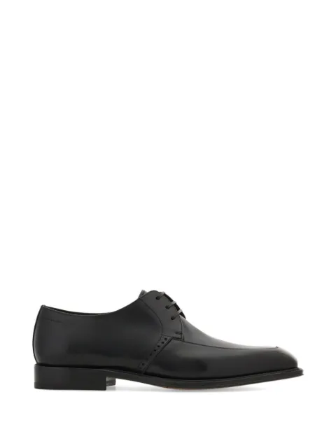 Ferragamo leather derby shoes Black 792756