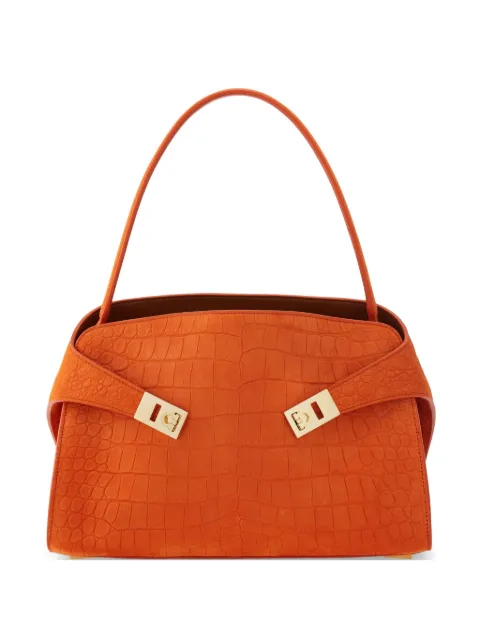 Ferragamo Hug soft shoulder bag (M) Orange 792870
