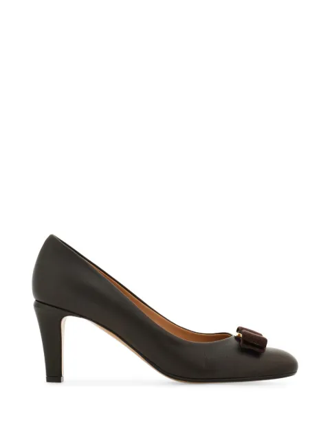 Ferragamo Vara bow pumps Brown 794385