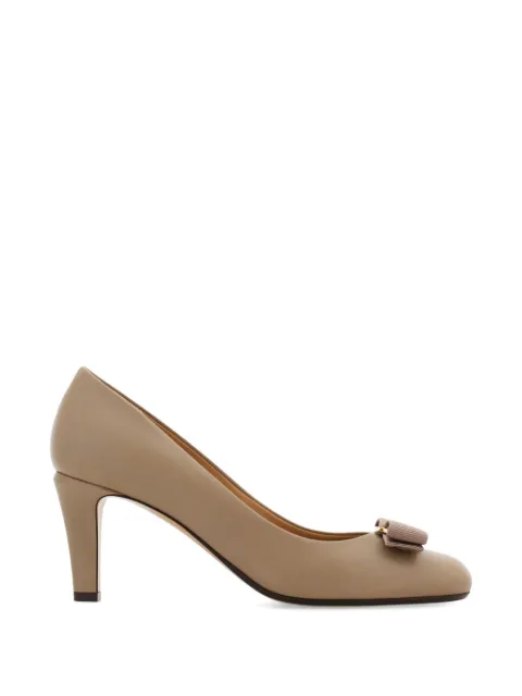 Ferragamo Vara bow pumps Neutrals 794386