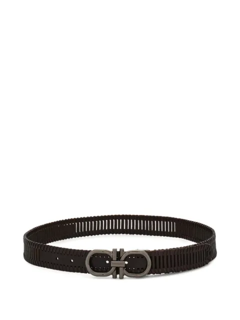 Ferragamo adjustable Gancini belt Black 793316