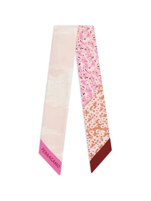 Ferragamo Palazzo Spini Feroni print mini bandeau Pink 793547