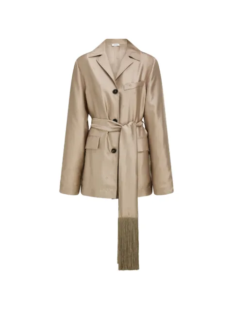 Ferragamo silk overshirt Neutrals 793655