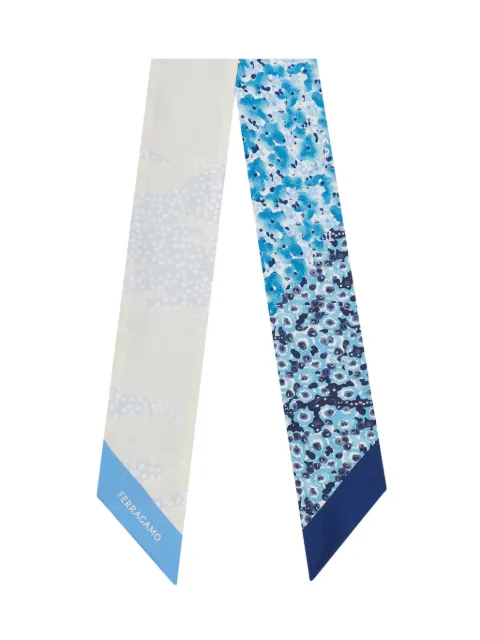 Ferragamo Palazzo Spini Feroni print mini bandeau Blue 793548