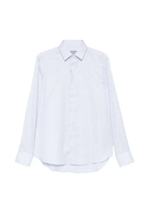 Canali patterned shirt Blue CCL70A1GD03714