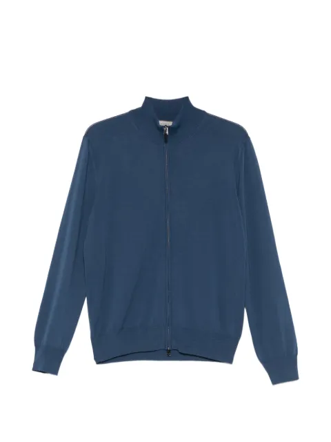 Canali zip-up cardigan Blue C0022MK02459