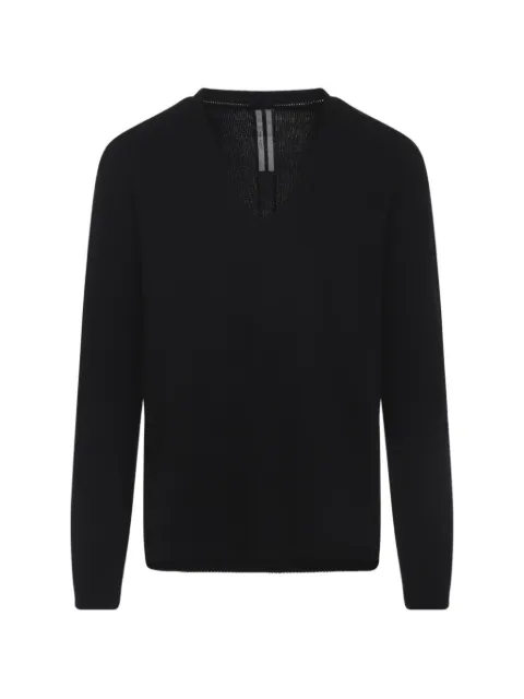 Rick Owens V-neck sweater Black RU01F2610KBC