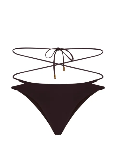 Moschino lycra swim briefs Brown A59109442