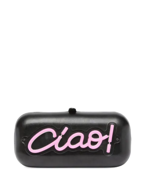 Moschino neon clutch Black MC4216PP0OOS5