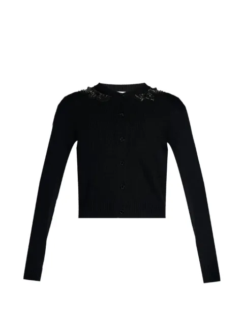 ERDEM embellished cardigan Black SS26KT5430061000