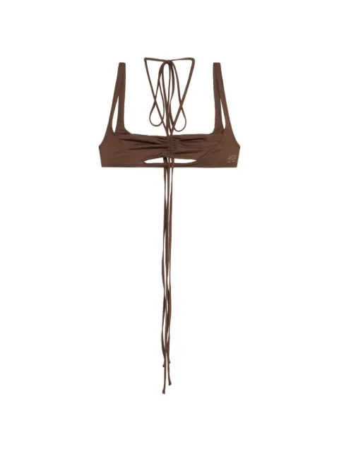 Blumarine cut-out bikini top Brown 2D023A