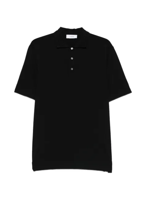 Lardini buttoned polo shirt Black CNLPMC99CN64051