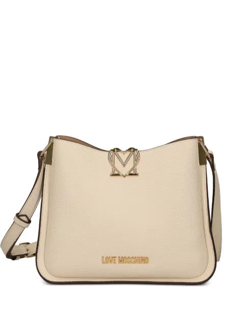 Love Moschino logo-buckle crossbody bag Neutrals JC4127PP1OLM0