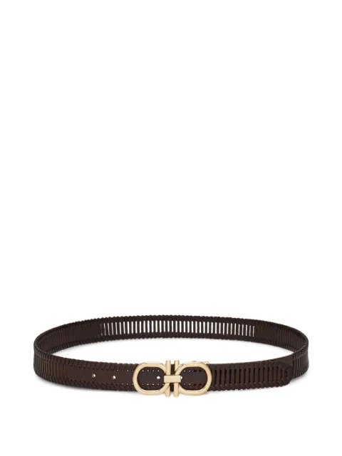 Ferragamo adjustable Gancini belt Brown 794456