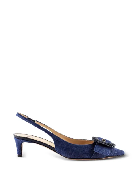 Roberto Festa 50mm buckle pointed pumps Blue VEGAPANAMAMARE