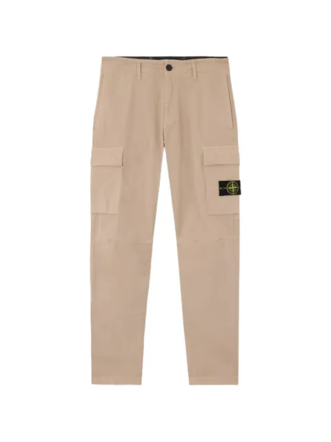 Stone Island regular-tapered-fit cargo trousers Neutrals L1S153100032S0A10