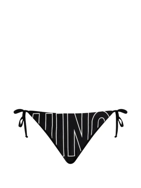 Moschino lycra swim briefs with ties Black A59029402