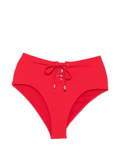 Moschino lace-up bikini bottoms Red A59119442