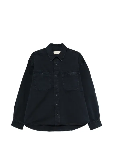 Jeanerica André patch-pocket shirt Blue A113001