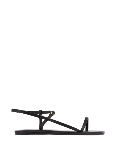Ancient Greek Sandals Filothei buckled sandals Black FILOTHEINAPPA