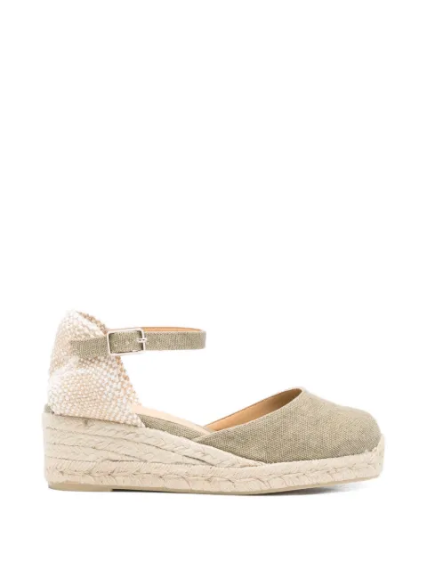 Castañer Carol ankle-strap espadrilles Green CAROL3002