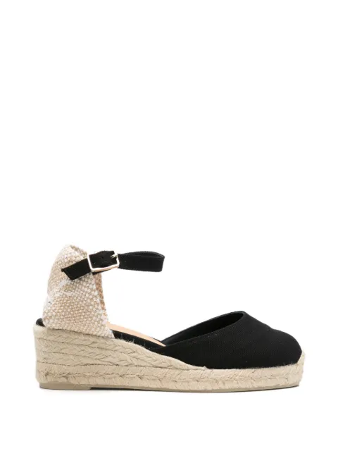 Castañer Carol ankle-strap espadrilles Black 021653