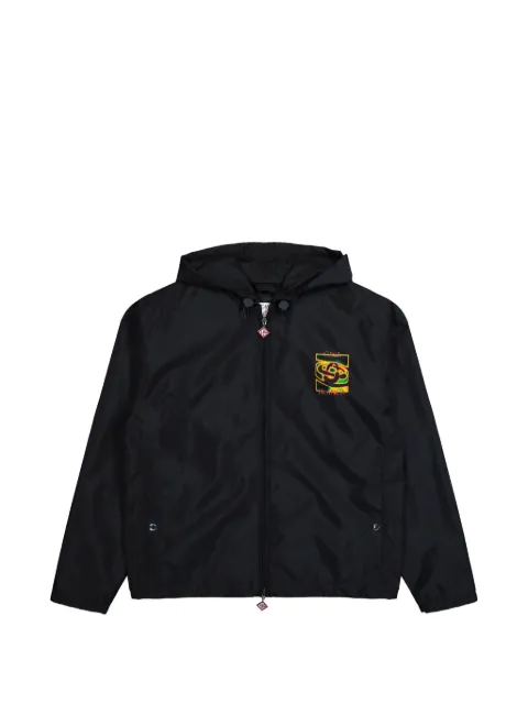 Casablanca ripstop hooded jacket Black MSP26JK43501