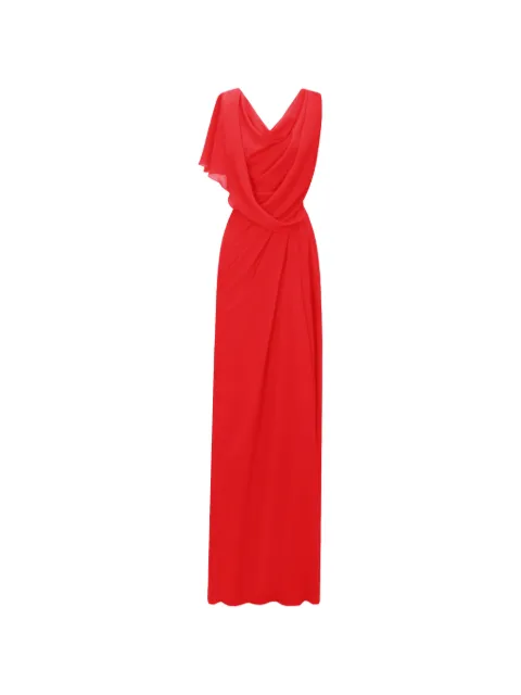 Gemy Maalouf V-back maxi dress Red EDR241875LD