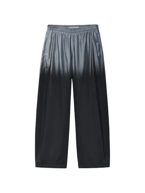 Alexander Wang reflective track pants mid-rise Black UWC1264115