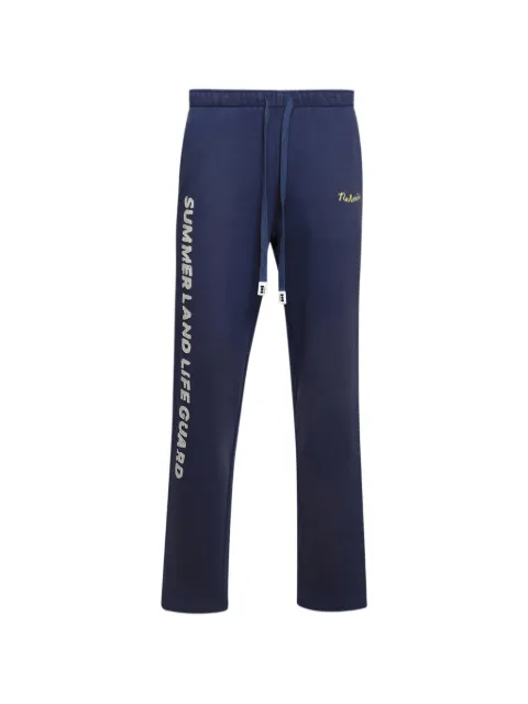 Nahmias life guard drawstring graphic wide track pants Blue Y27P53N9426