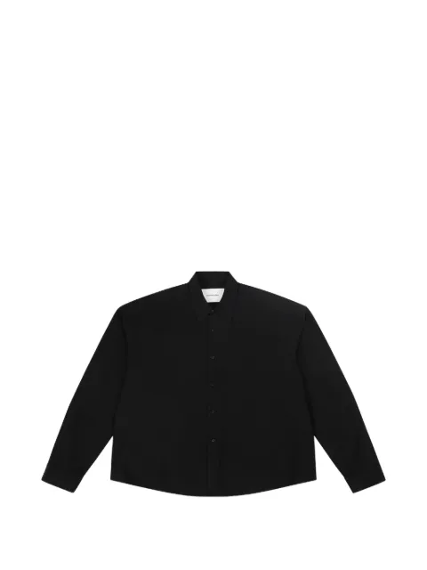 ENTIRE STUDIOS buttoned long-sleeve shirt Black ESSS26SR01012