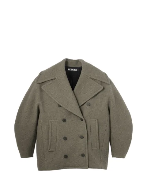 Jacquemus The Ovalo peacoat Green COW00103AW00624