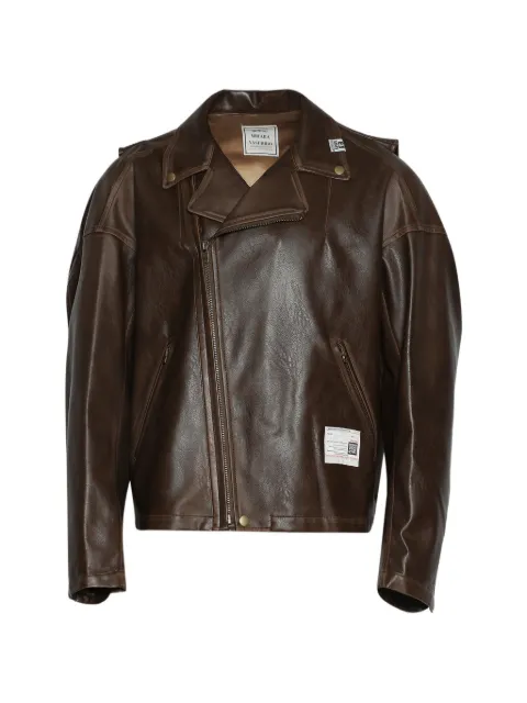 Maison MIHARA YASUHIRO zip-fastening jacket Brown A16BL071