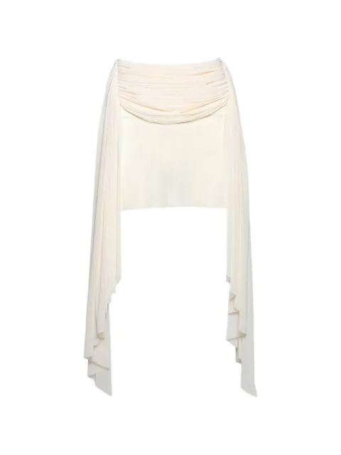 David Koma ruched-detail mini skirt Neutrals RE26DK01SA