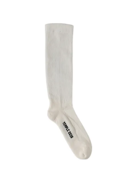 Rick Owens ribbed-ankle socks White RU01F2499SOCKC