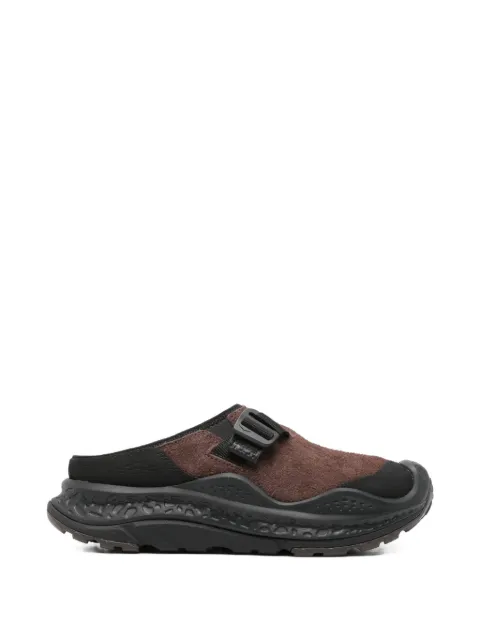 HOKA Ora Primo EXT buckle suede mules Brown 1168973