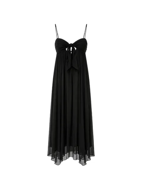 TWINSET bow-detail cut-out dress Black 261TT263000006